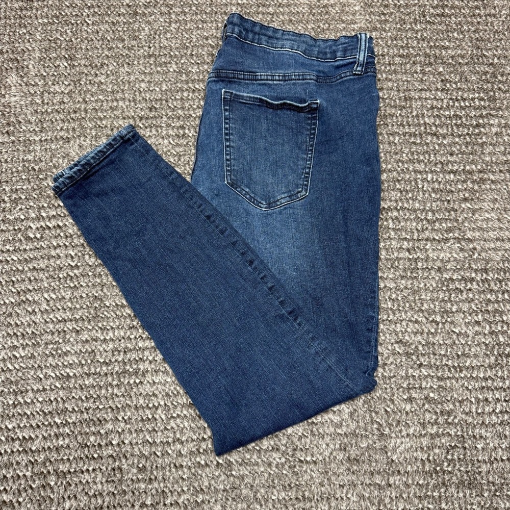 Gap‎ Womens Legging Jeans Size 16 33 Regular Dark Wash Blue Denim Stretch